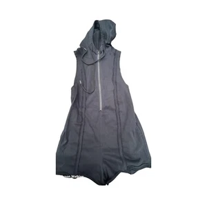 Pagliaccetto con cappuccio senza maniche e zip casual tutina pagliaccetto - Foto 1 di 3