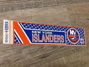 Vintage New York Islanders NHL Hockey Auto Stoßstange Aufkleber WinCraft 11,5""X3"" lesen - Bild 1 von 7