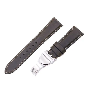 Schwarzes Riemenband passt zu Tudor Black Bay, Pelagos in Leder 22 mm - Bild 1 von 14
