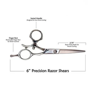Japanese Steel Professional Barber Scissors - Picture 1 of 3