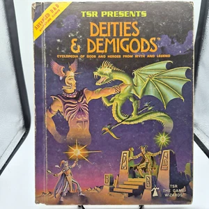 AD&D Deities & Demigods - TRUE First 1st Edition 144 Hardcover CTHULHU TSR 1980 - Picture 1 of 2