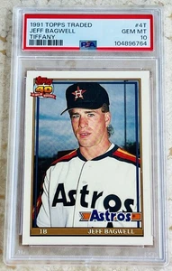 1991 Topps Tiffany Jeff Bagwell PSA 10 - Picture 1 of 2