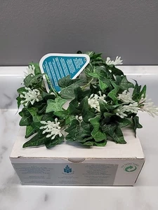 PARTYLITE P7820 FLORAL Ivy Garland Candle RING NEW in Box - Picture 1 of 4