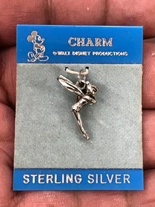sterling silver walt disney tinkerbell charm new - Picture 1 of 3