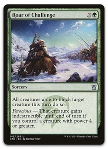 Roar of Challenge #145 (NM) Khans of Tarkir KTK Magic MTG - Picture 1 of 2