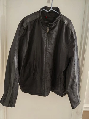 Kenneth Cole REACTION Light Mens Nylon/Leather Jacket Sz XXL  - Image 1 of 4
