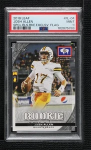 2018 Leaf Rookies 2016 Rookie Throwback Exclusive Edition Josh Allen PSA 9 RC - Picture 1 of 3