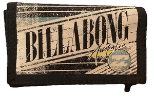 Cartera Billabong Triple en Blanco y Negro Surfer Viaje Diario Unisex - ¡En muy buen estado! - Imagen 1 de 10