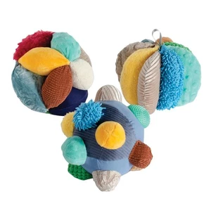 Kaplan Early Learning Knots and Knobs Plush Balls - Set of 3 - Picture 1 of 5