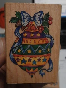 Timbro Natale palla addobbo albero " Stamperia by Box "   - Foto 1 di 1