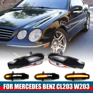 Para Benz C Class W203 C200 W211 S203 CL203 LED Luces secuenciales de espejo dinámico - Imagen 1 de 7