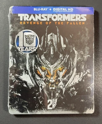 Transformers Revenge of the Fallen 10-Year Anniversary STEELBOOK (Blu-ray) NEW - Image 1 of 4