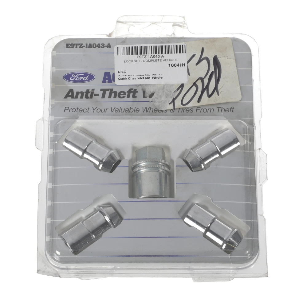 正品福特车轮锁 - 铬 - 暴露凸耳 E9TZ-1A043-A — 第 1/4 张图片