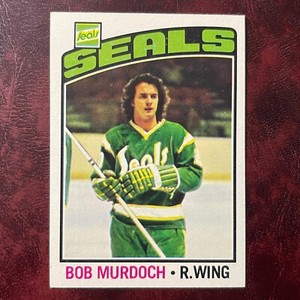 1976-77 Topps Set BOB MURDOCH ROOKIE #54 SEALS - NM/MINT+ *HIGH GRADE* VENDING