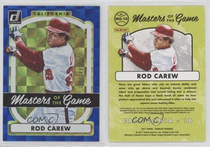 2017 Panini Donruss Masters of the Game Blue /249 Rod Carew #MG-10 HOF