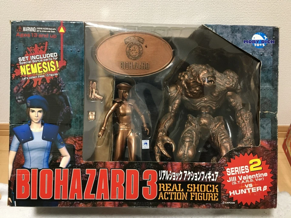 Biohazard 3 Real Shock Action Figure Series 2 Jill vs Hunter B Moby Dick Toys - Изображение 1 из 1