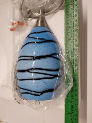 Colgante de 1 luz ELK Lighting Vines - azul con níquel satinado Foto 1 de 4