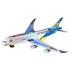 Toy Airplane with Flashing Lights & Sound Blue - Picture 1 of 1