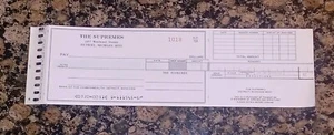 Diana Ross & the Supremes original unused bank check Motown Detroit Michigan R&B - Picture 1 of 5