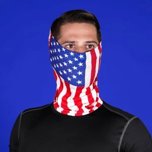 10 Pack🔥American Flag 😎 Neck Gaiter Face Mask Washable Orlando, FL💥 🇺🇸 - Picture 1 of 7