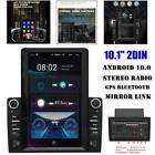 10.1" 2Din Car FM Radio Stereo w/Bluetooth MP5 Player GPS Navi Wifi Android 10.