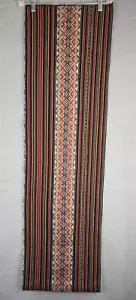 Unique Vintage Southeast Asian Table Runner 13" X 95" - Picture 1 of 8