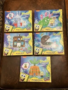 NEW 5X Nickelodeon SpongeBob SquarePants Snap & Switch Construction Building Set - Picture 1 of 6