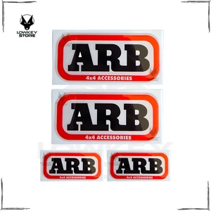 Set of 4 ARB Domed Decal Bubble Resin Sticker for Summit Bull Bar Rack Steps - Picture 1 of 2