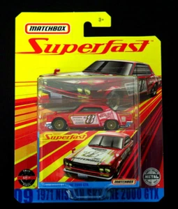 Matchbox Superfast Die-cast 1971 Nissan Skyline 2000 GTX, New Sealed JDM JNC - Picture 1 of 3