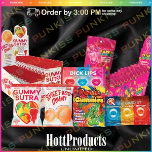 Penis Butt Shaped Gummies Candyđź’‹Adult Themed Bachelorette Party Favor Fun Gift - Picture 1 of 11