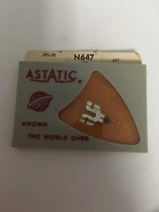 New Old Stock Astatic N647 Sapphire Needle Stylus Replaces Shure A9S - Picture 1 of 3