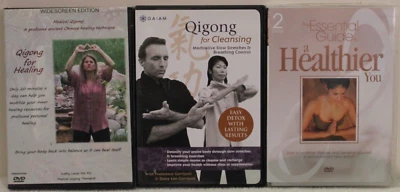 3 Qi Gong workout DVDs for healing cleansing healthier you meditation healing - Image 1 of 4