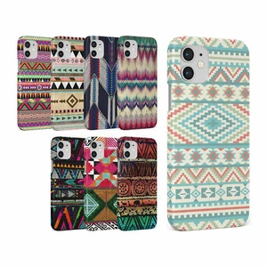 CASE FOR IPHONE 16 15 14 13 12 11 SE 8 PRO MAX HARD PHONE COVER TRIBAL AZTEC - Picture 1 of 10