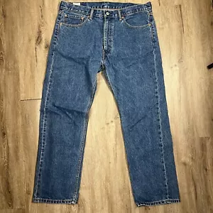 Levi's 505 Men's Jeans 38x30 Denim Blue 100% Cotton Y2K Straight - Picture 1 of 9