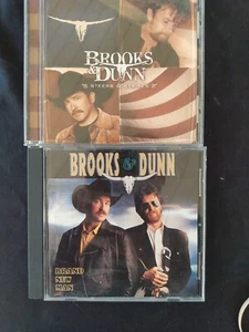 Brooks & Dunn 2 CD LOT: LIKE NEW Mint IN BRAND NEW CASES"Stars Stripes- New Man" - Picture 1 of 3