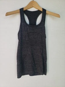 LULULEMON WOMEN'S HEATHER GREY KNIT RACERBACK TANK TOP SIZE 4 - Picture 1 of 5
