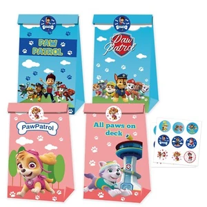 12PC Paw Patrol Paper Lolly Loot Bag Stickers Party Bag Favour Candy Bag - Picture 1 of 4