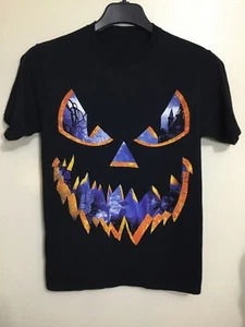 Camiseta Evil Jack O Lantern Para Hombre Talla Pequeña Halloween Jinete Sin Cabeza Unisex - Imagen 1 de 11