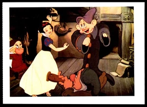 Disney Snow White ( Snow white steps lively as the dwarfs dance ) Postcard - Picture 1 of 2