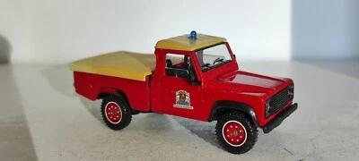 1/43 Land Rover Defender Pick-up Sapeurs Pompiers véhicule miniature collection  - Photo 1/4