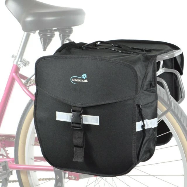 Lumintrail BB-8013 Double Pannier Set - Black