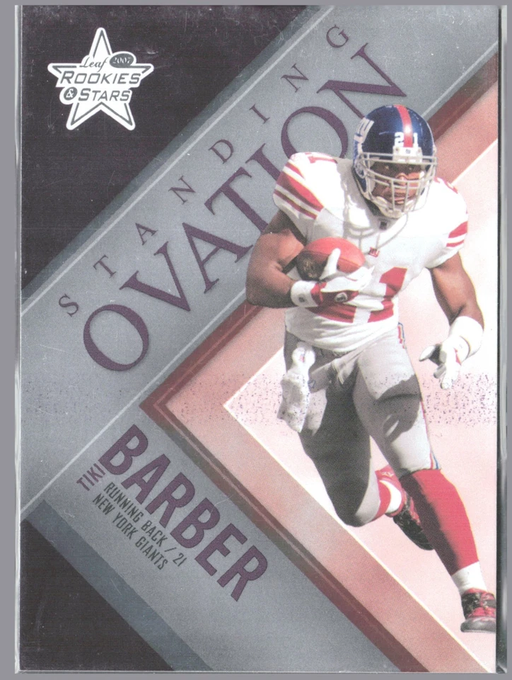 2007 Rookies & Stars Standing Ovation Tiki Barber #SO-1 Purple /25 - Image 1 of 1