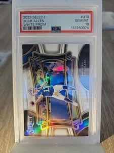 2023 Select Josh Allen #310 White Prizm Field Level /35 PSA 10 - Picture 1 of 2