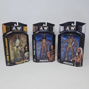 AEW Terciopelo Rojo Jade Cargill Kris Statlander Colección Inigualable Lucha Lote - Imagen 1 de 12