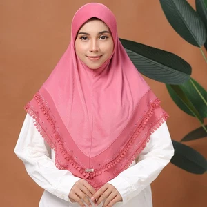 Copricapo completo hijab amira donna turbante musulmano scialli foulard arabo - Foto 1 di 40