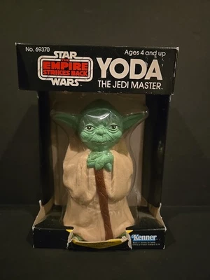 De colección Star Wars 1981 ESB Master Yoda Magic 8 Bolas Adivino Juego Paquete Original Foto 1 de 4