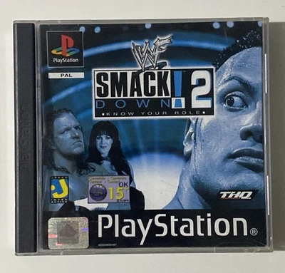 WWF Smackdown 2: Know Your Role (Sony PlayStation 1, PS1) Complete- Tested - Image 1 of 4