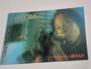 2003 James Bond Women in Motion Karte #53 Tomorrow Never Dies Wai Lin 3D Karte Vintage - Bild 1 von 2