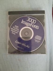 compu works 3000 imagefonts cd 1995 enstep, inc. Macintosh and Windows TrueType - Bild 1 von 1