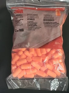 80 Paar 3M Einweg Weichschaum Ohrstöpsel 32 dB Schutz Versiegelt NEU Kostenloser Versand - Bild 1 von 8